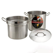 Winware 8 Quarts / Stainless Steel / 8.0 quarts Multipots & Pasta Pots