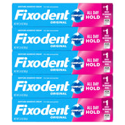 Original Secure Denture Adhesive Cream for Full and Partial Denture Wearers by Fixodent – 2.4oz (Pack of 20), Water-based polymer, White, Pack of 20, Model 81244550