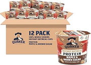 Quaker Instant Oatmeal Express Cups Protein Maple Brown Sugar