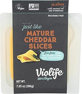 Violife Mature Cheddar Style Slices, 7.05 OZ