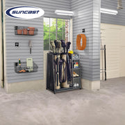 Suncast 1 Pack / Rack / Black Golf Club Organizers