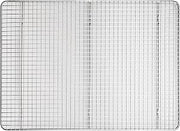 Winco 14" x 20" Silver/White 2/3 Size Wire Sheet Pan Grate