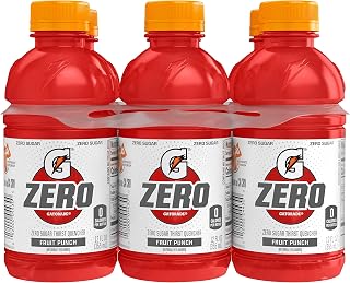 Gatorade Fruit Punch Thirst Quencher, 12 Fl Oz Bottles, 6 Pack