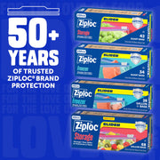 Gallon Food Storage Freezer Slider Bags by Ziploc – 13 Count, 1.0 gallons, Plastic, clear, Model 383172
