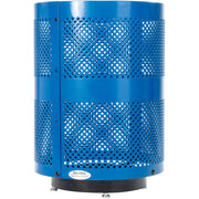 Global Industrial Blue / Industrial / 36.0 gallons Outdoor Trash Cans