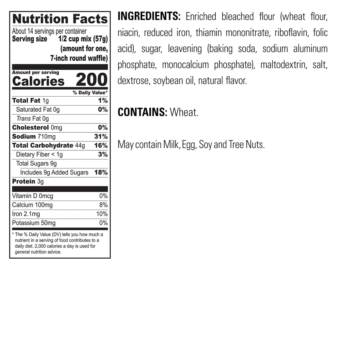 Belgian Waffle Mix by Krusteaz – 28 Ounce (Pack of 2), Pack of 2, Model DCS-2184B