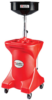 27 Gallon Pump Assist Portable Oil Drain by JohnDow Industries – Polyethylene, Model JDI-27GFD