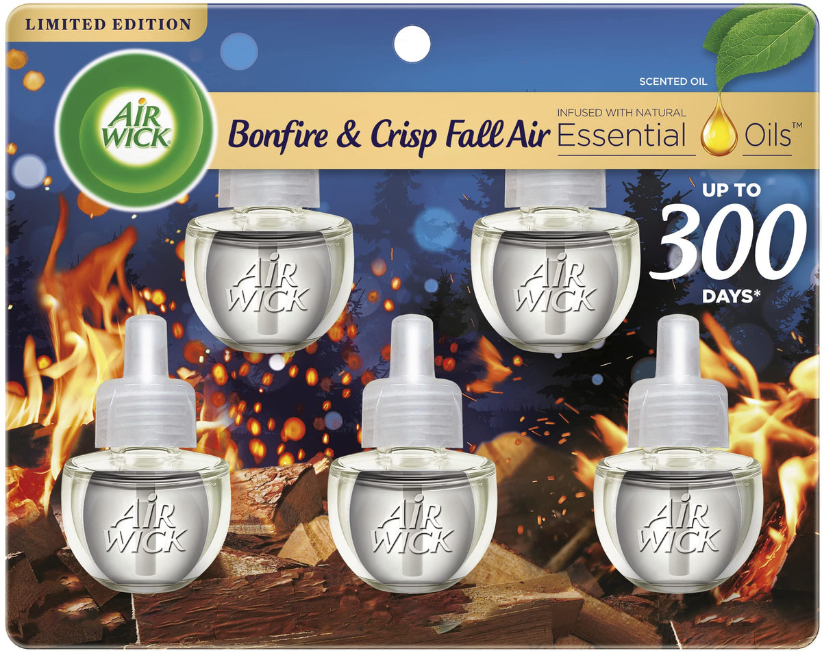 Air Freshener Plug In Refills by Air Wick – 0.56 Fl Oz (Pack of 6), Multicolor, Pack of 6, Model 10062338024278