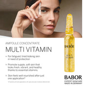 Multi-Vitamin & Hydra Plus Ampoule Serum Concentrate Bundle by BABOR – Commercial Grade