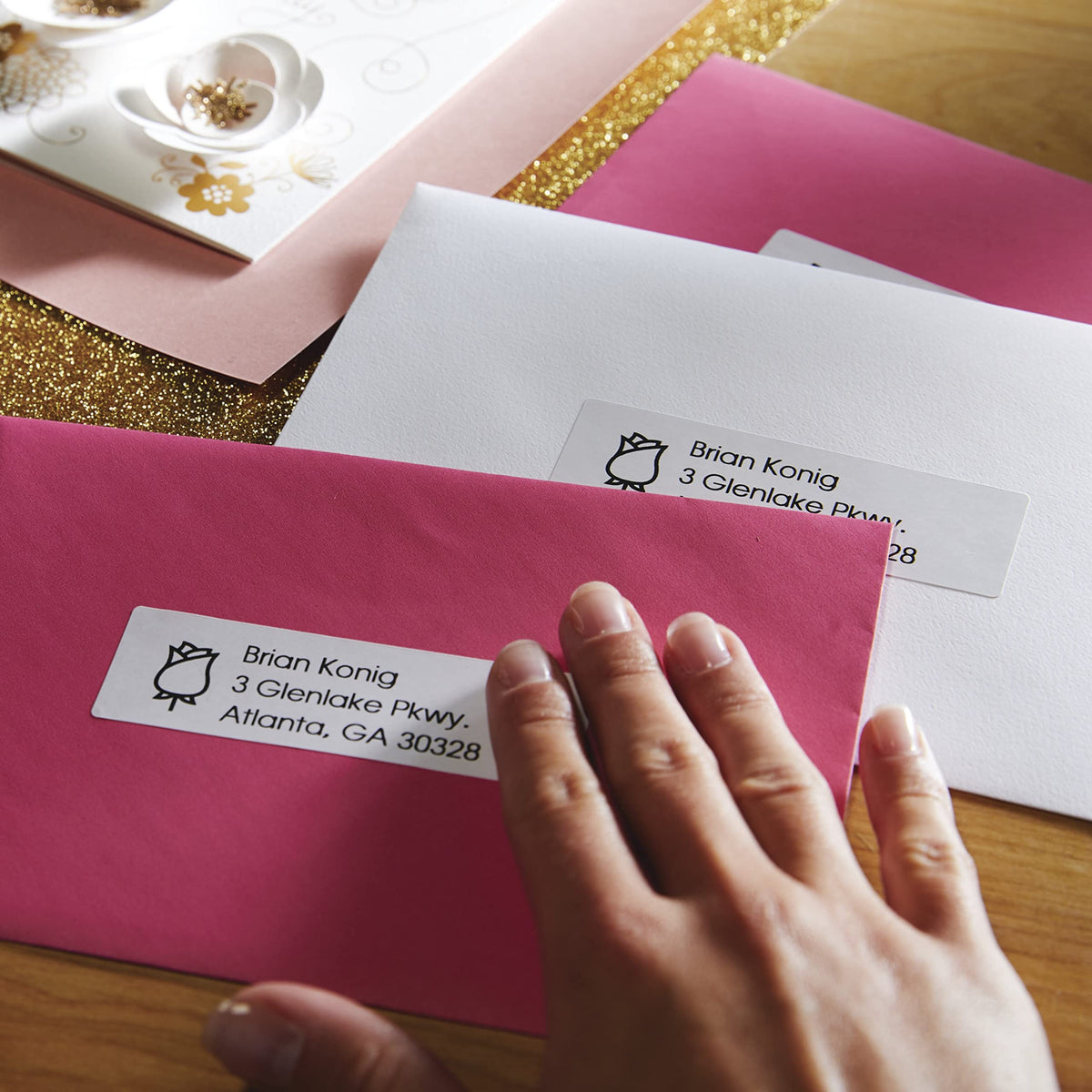 DYMO 24 Rolls / Small Mailing Address / White Address Labels