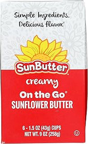 SunButter Natural Sunflower Canister Butter Nut, Gluten Free, Non GMO, 9 Ounce (Pack of 6)
