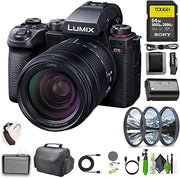 Panasonic LUMIX S5II Mirrorless Camera Bundle | For Photography & Video | Vlogging | Camara Bag | More Accessories + 64Gb Memory Card + Tripod + Cleaning Kit + More
