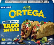 Ortega Taco Shells, White Corn, 4.9 Ounce, 12 Shells
