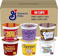 General Mills Cereals Cup Assorted Family Variety Pack (Pack of 60)