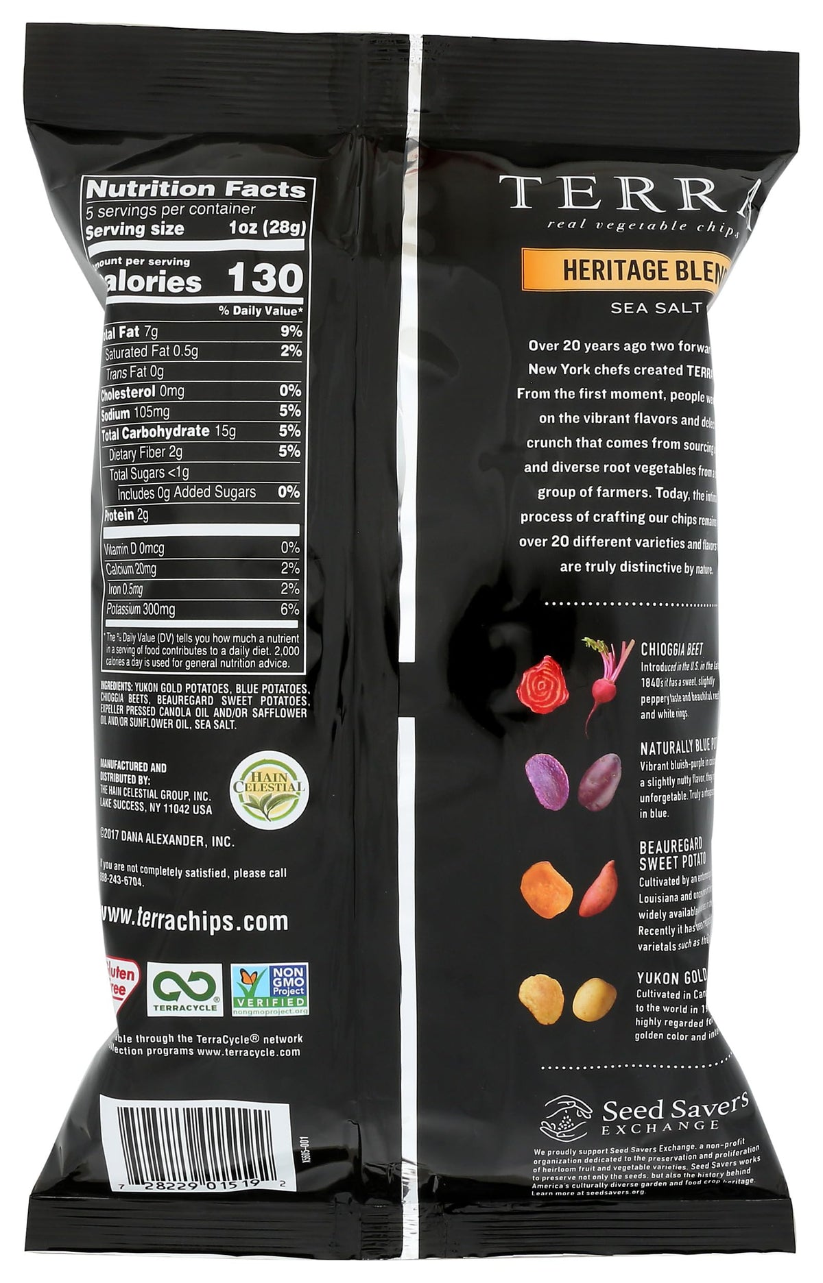 Heritage Blend Chips, 5 Ounce by Terra – 5 Ounce (Pack of 1), No Color, Model 0728229015192
