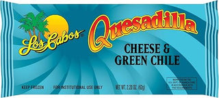 Los Cabos Cheese and Green Chile Quesadilla, 2.2 Ounce -- 60 per case.
