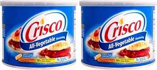 Crisco All-Vegetable Shortening,16 Ounce,(Pack of 2)