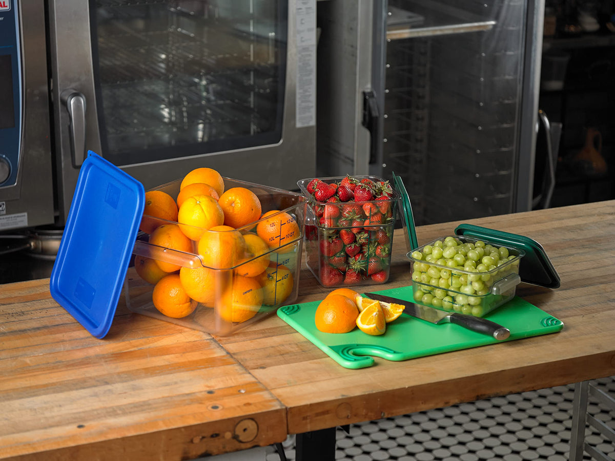 Carlisle FoodService Products 6 / Clear / 12 Quart Container Container Sets