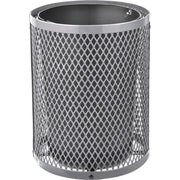 Global Industrial Gray / 36 Gallon / Industrial Trash, Recycling & Compost