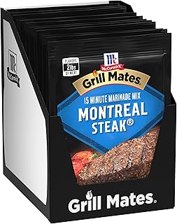 McCormick Grill Mates Montreal Steak Marinade Mix, 0.71 oz (Pack of 12)