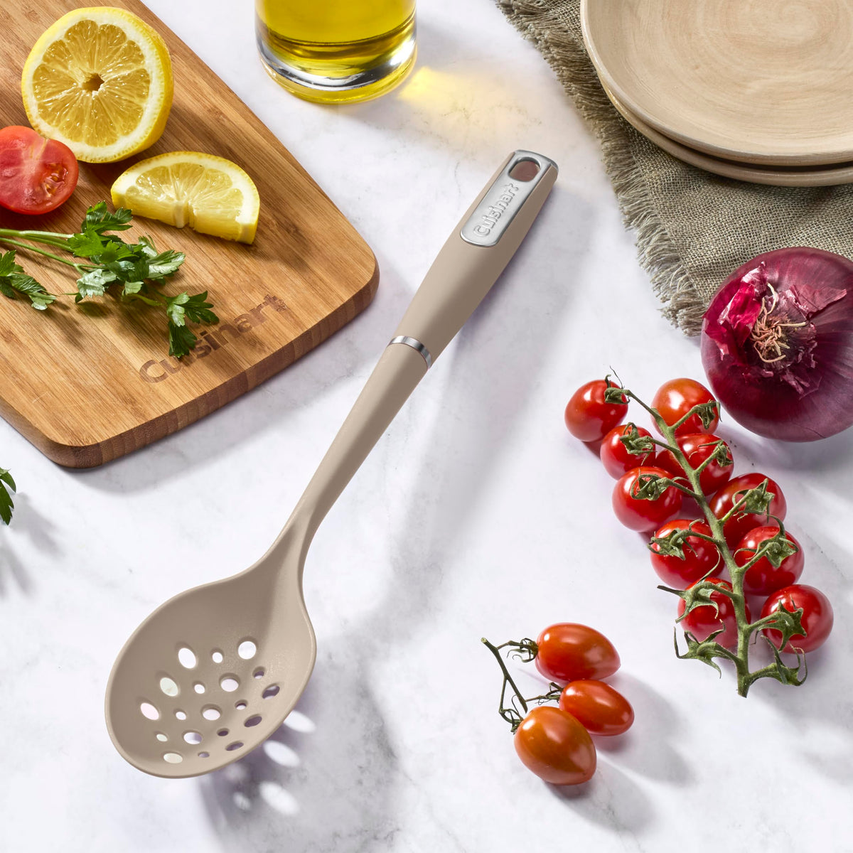 Cuisinart Taupe / Slotted Spoon / 1 Cooking Spoons