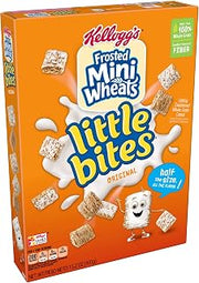Kellogg's Breakfast Cereal, Frosted Mini-Wheats, Little Bites, Original, Low Fat, Excellent Source of Fiber, 15.2 oz Box