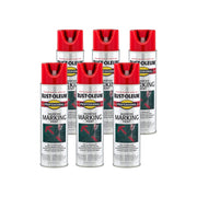 Rust-Oleum 15 Ounce (Pack of 6) / Safety Red / Industrial Spray Paint