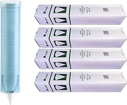 MC Distributors Cone Cup & Dispenser Bundle - Genpak Compostable 4.5 oz. Paper Cone Water Cup 4-Pack & San Jamar C3165FBL Wall Mount Dispenser Tube