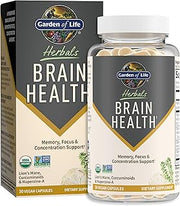 Garden of Life Herbals, Brain Health, Mint, 30 Vegan Capsules