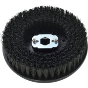 Replacement Scrub Brushes for Mini Floor Scrubber by Global Industrial – 5"L x 5"W x 2"H, Black, Model 2Bru