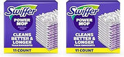 PowerMop Multi-Surface Mopping Pad Refills,Made by Swiffer,for Floor Cleaning,11 Count (Pack of 2)
