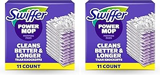 PowerMop Multi-Surface Mopping Pad Refills,Made by Swiffer,for Floor Cleaning,11 Count (Pack of 2)
