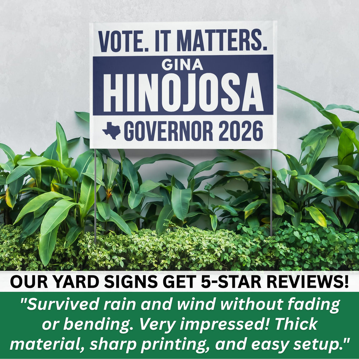 Richard Ojeda For Us House Yard Sign 2026 North Carolina Candidate Race Voting Elections Vote by Generic – 22x15, Vinyl, Multicolor