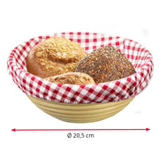Cover for Round Baskets Diameter 20.5 cm Cotton Checked by Westmark – Ø 20,5 cm, Cotton, checked, Model 3209226K