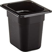 Cambro 86CW110 Food Pan 1/8 X 6" Camwear Black Case of 6
