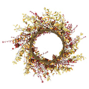 YNYLCHMX Fall Wreath, 20 Inch Diameter, Fall Berries