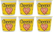 General Mills Cheerios Breakfast Cereal, Six Single-Serve 1.3oz Cups(6-Pack)