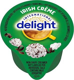 International Delight Irish Creme, Single-Serve, Shelf Stable Non-Dairy Flavored Coffee Creamer, Great for Home Use, Offices, Parties or Group Events, 288 Count