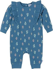 Gerber Baby Girls' Baby Girls' Ruffle-edge Romper