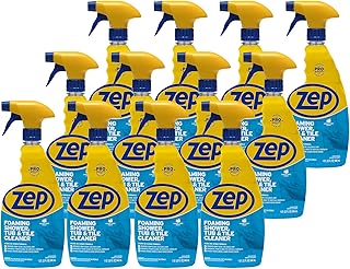 Zep Foaming Shower Tub and Tile Cleaner - 32 oz (Case of 12)
