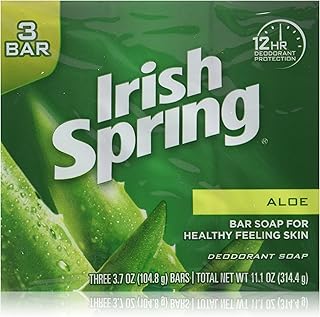 Irish Spring Aloe Bath Soap, 3.75 Oz. Bars, (2) 3 Bar Packages
