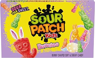 Sour Patch Kids Bunnies Candy, Easter Edition, 1 Movie Theater Box (3.1 oz.)