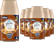 Glade Automatic Spray Refill and Holder Kit, Air Freshener for Home and Bathroom, Cashmere Woods, 6.2 Oz, 6 Count