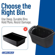 Carlisle FoodService by Carlisle FoodService Products – 2270.283 ounces, Polycarbonate (PC), Black, Model CC11SH03