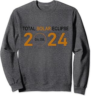 Total Solar Eclipse 2024 April 4th Spring USA Totality Sweatshirt