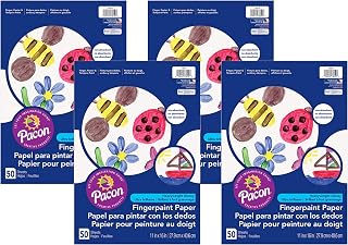 Pacon Fingerpaint Paper, 11 x 16 (Pack of 4)