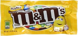 M&M's Chocolate Candies, Peanut, 1.74-Ounce Bags (Pack of 48)