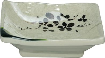 Yanco HO-2404 Japanese Style Melamine Square Sauce Dish 4" Box of 72