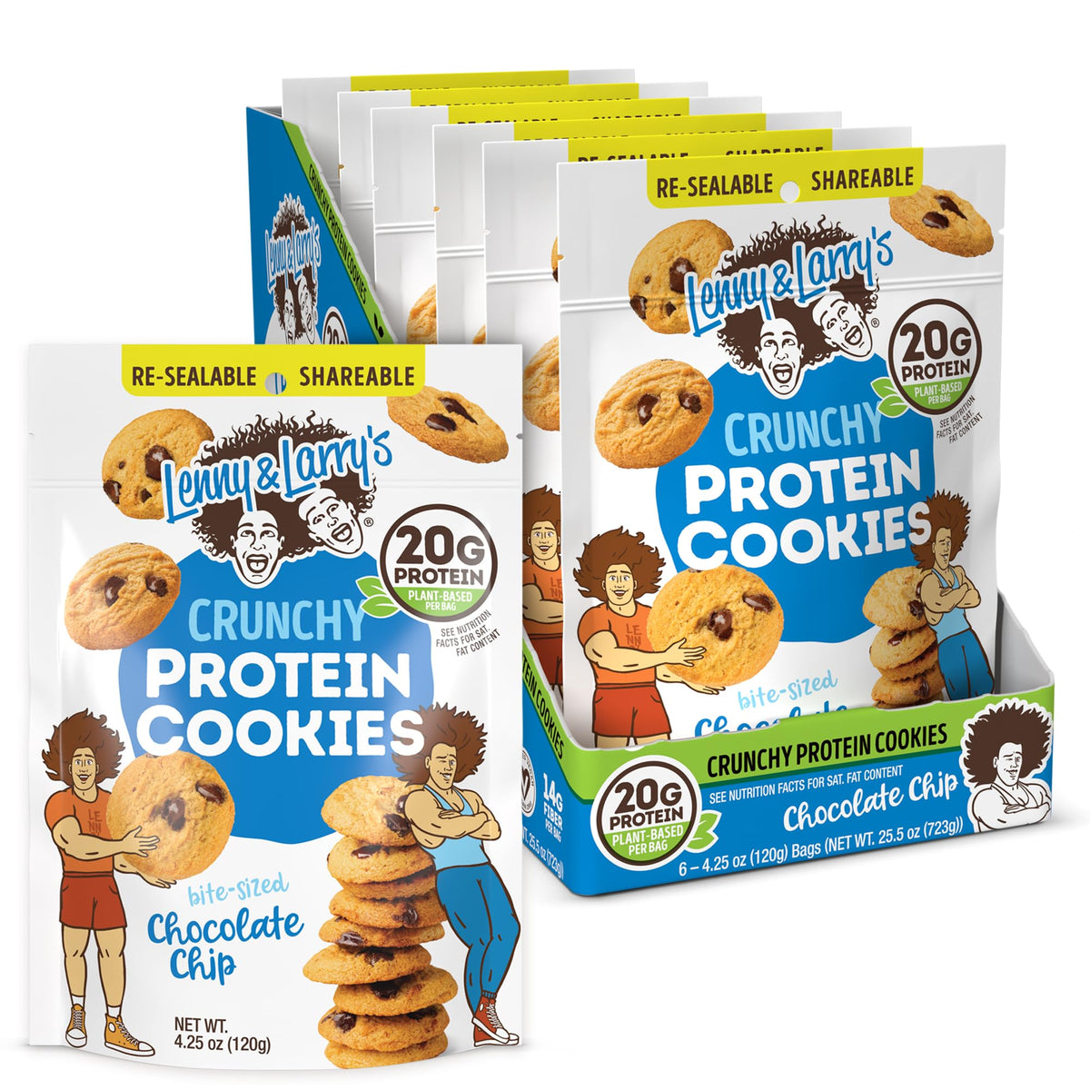 Lenny & Larry's Chocolate Chip / 4.25 Ounce (Pack of 6) / 1 Chocolate Chip
