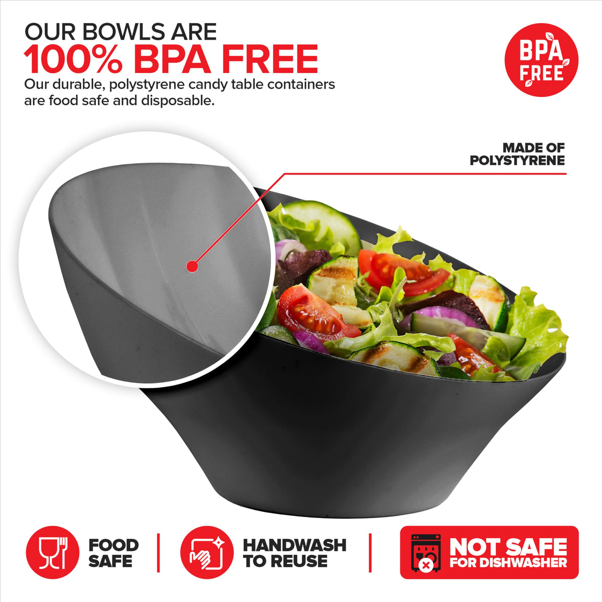 Stock Your Home Black / 20 oz / Modern Bowls